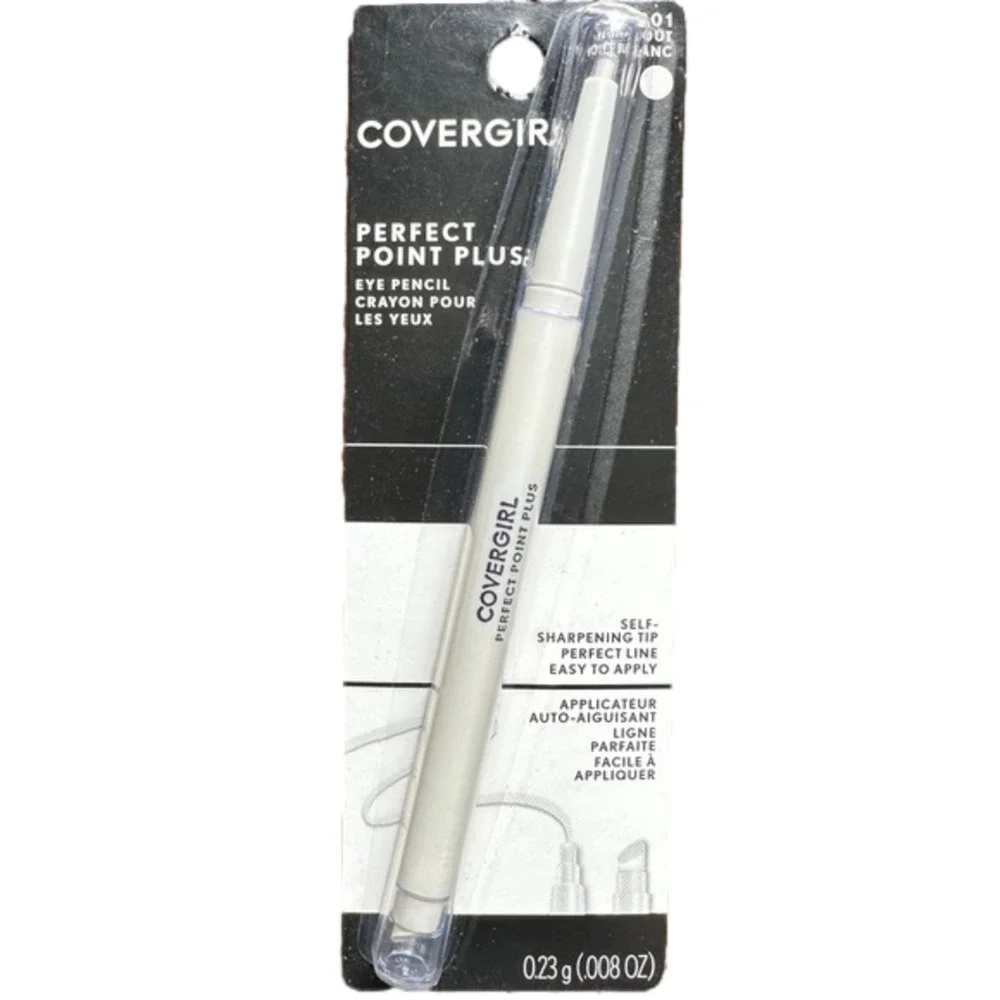 New 2 Covergirl Perfect Point‎ Eye Pencil Liner White Out